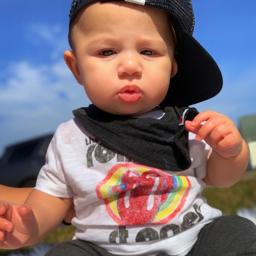 Infant Striped George Hats Trucker SnapBack Hat 🧢
